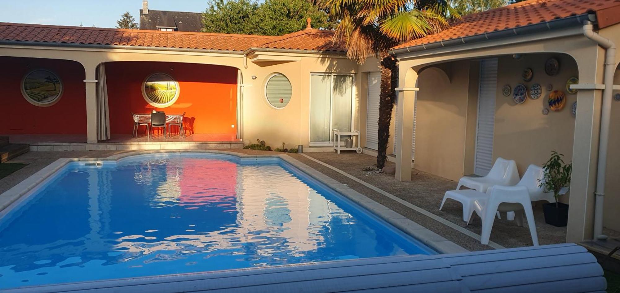 Gite Calme #2 Ou 3 Pers #Piscine #Cholet #Wifi Haut Debit #Travailleurs Thales Lacroix Et Autres Entreprises #Petits Dejeuners Et Repas Possibles Sur Demande Le May-sur-Evre Экстерьер фото